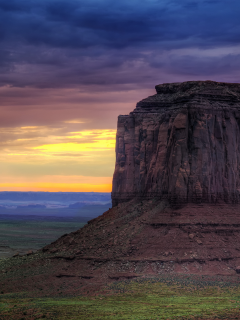 облака, юта, navajo nation, пустыня, долина монументов, рассвет
