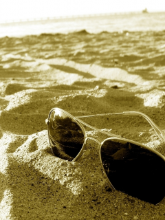 вода, sea, glasses, песок, очки, море, water, 1920x1080, макро, macro, пляж, солнце, beach, sun, sand