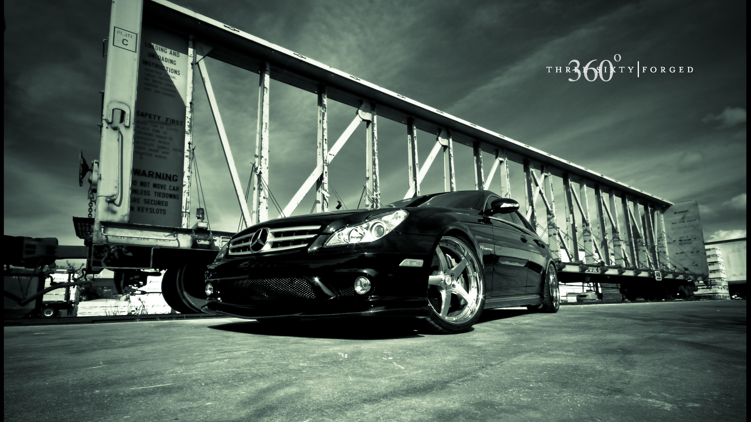 mercedes, cls 55, on 360 forged straight 5ive