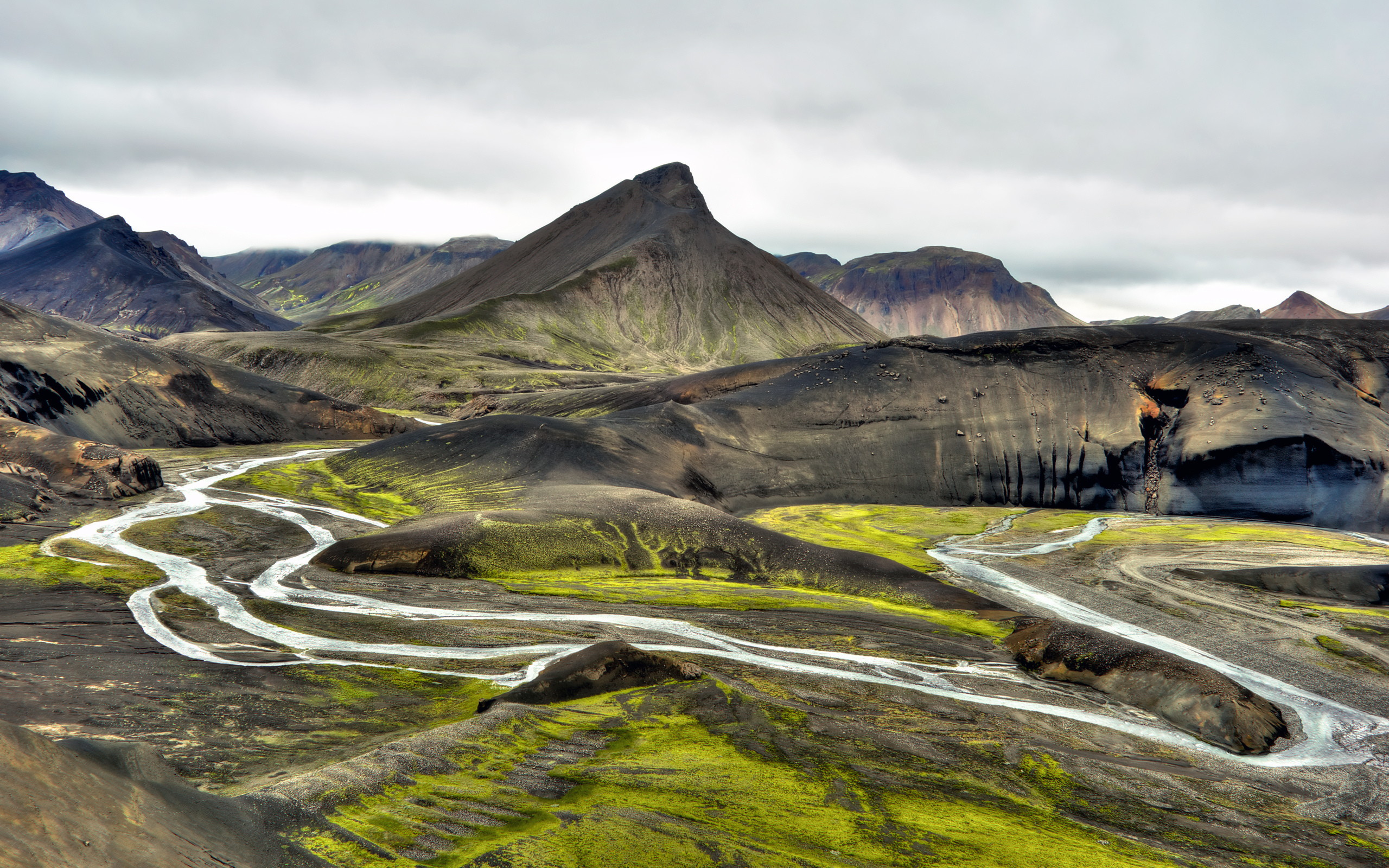 исландия, река, холмы, creation knows no boundaries