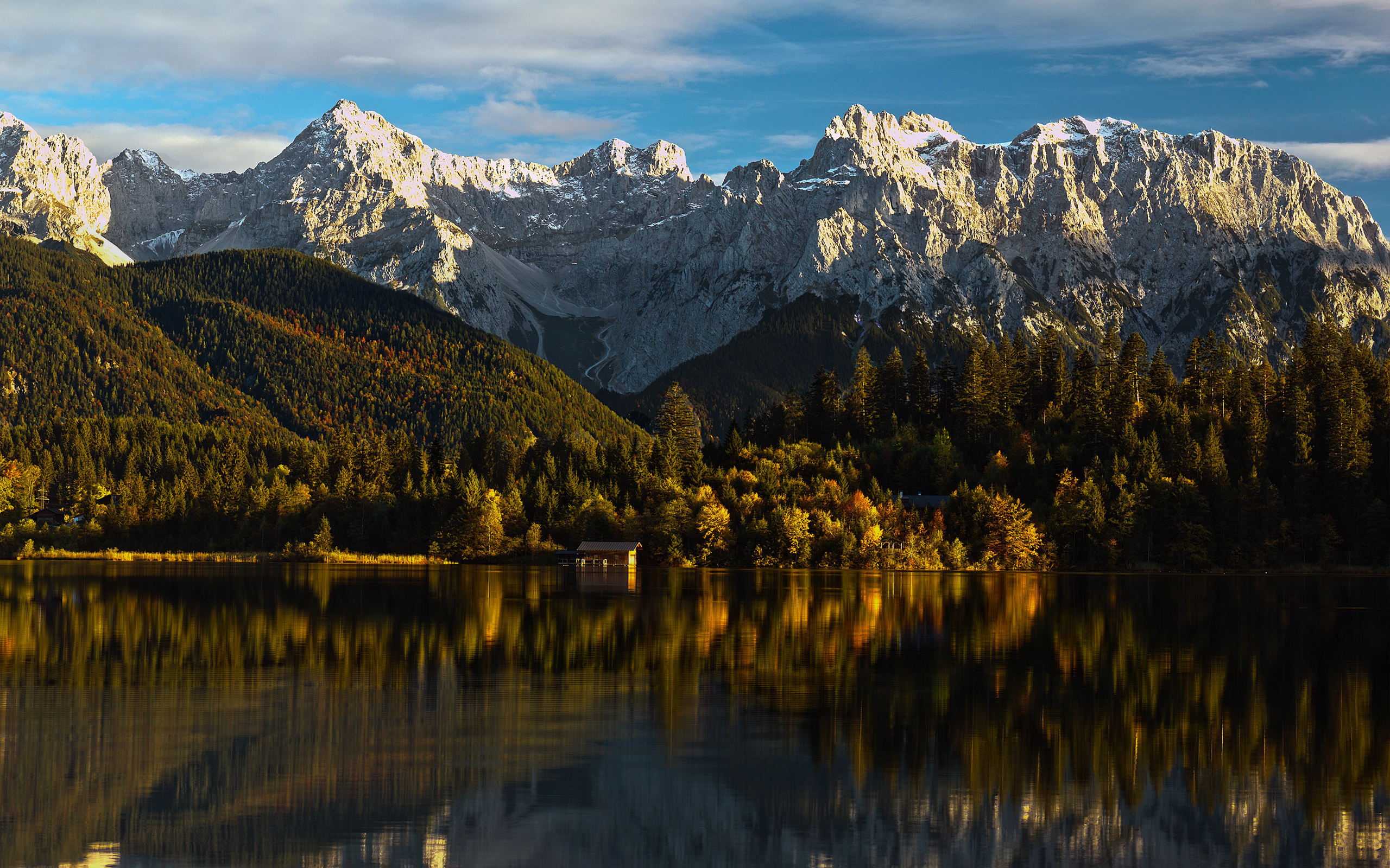 гора, озеро, quiet mountain