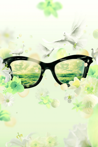 spring fever, зеленая, очки