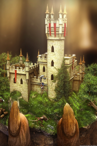 свет, the fantasy kingdom sim, рука, majesty2, замок