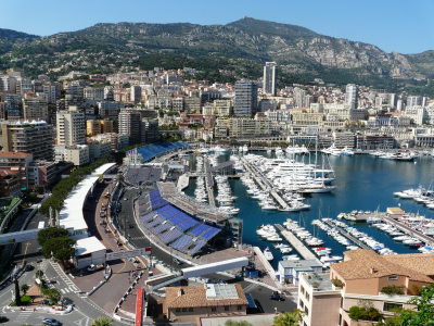 monaco, яхты, город, монако, горы