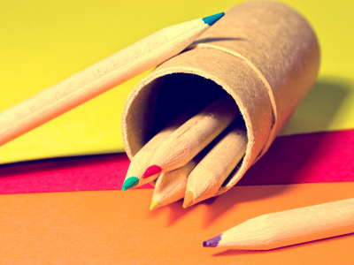 карандаши, pencils, 2560x1600, macro, листки, макро, colors, papers, краски