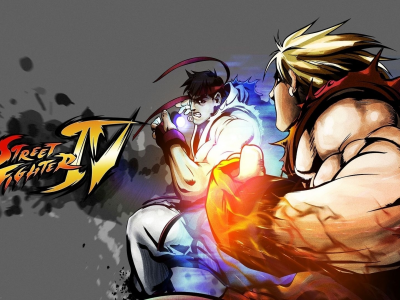 ruy vs ken, street fighter 4, драка, бой