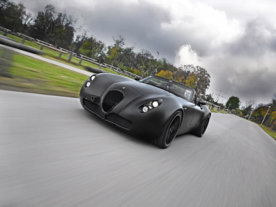 car, black, дорога, bat, машины, wiesmann