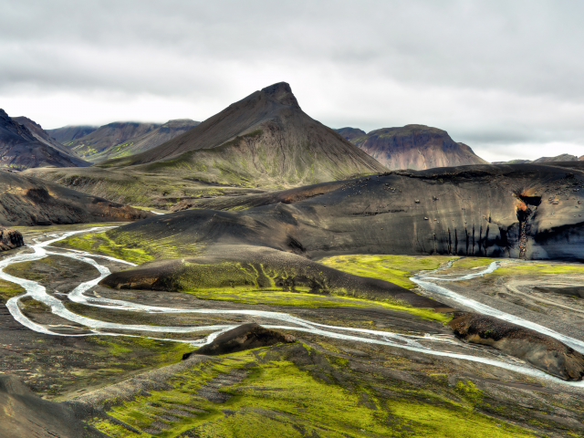 исландия, река, холмы, creation knows no boundaries