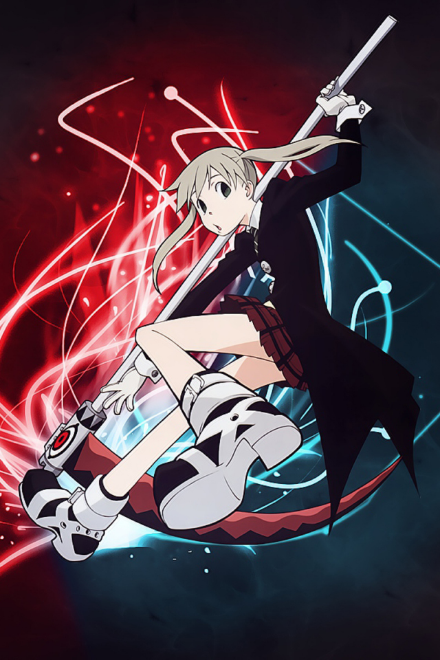 soul eater, коса смерти, maka