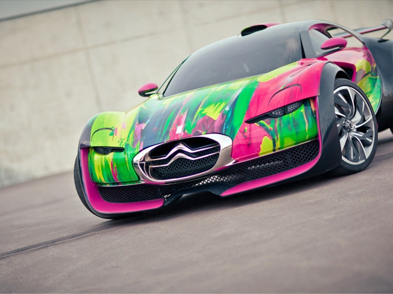 car, art concept, survolt, citroen