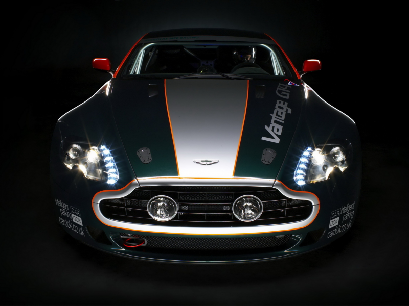 martin, астон мартин, v8, gt4, aston, black, вантаж, чёрный, vantage