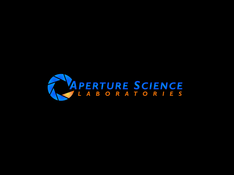 portal, aperture science, компания, логотип, минимализм