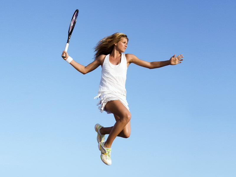 мария кириленко, прыжок, теннис