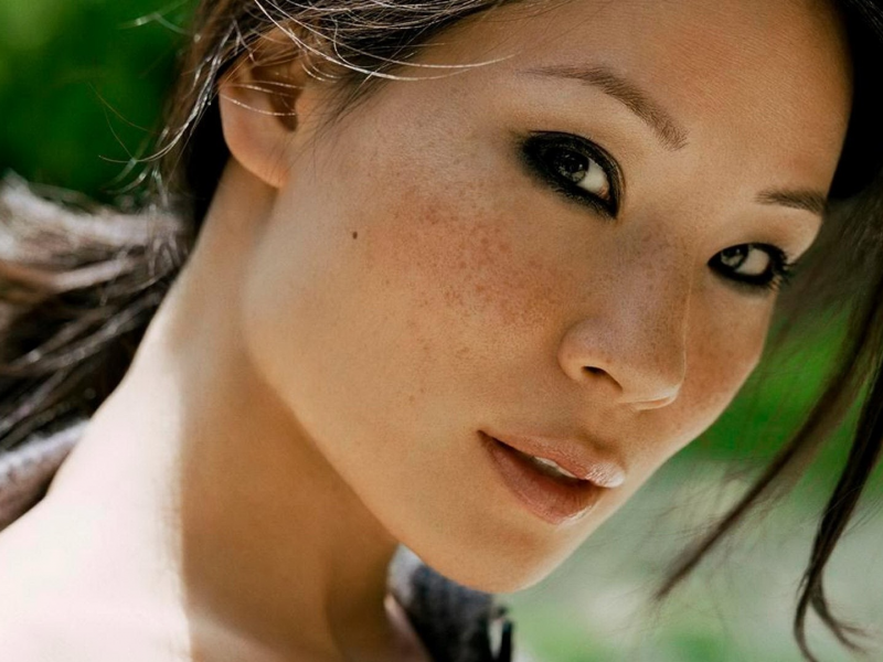 актриса, взгляд, лицо, lucy liu, люси лью