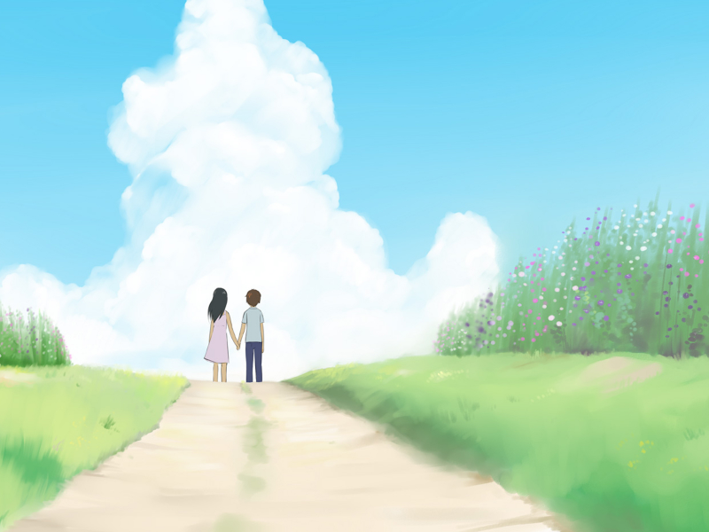 summer wars, облако, нацуки, кэндзи, летние войны