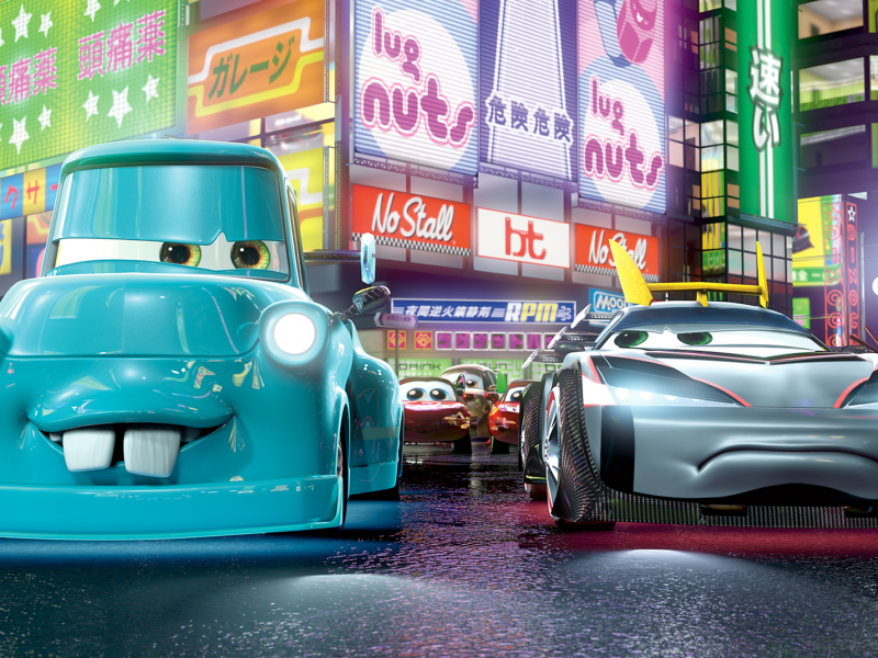 мультфильм, япония, мэтр, cars 2, tokyo, тачки 2