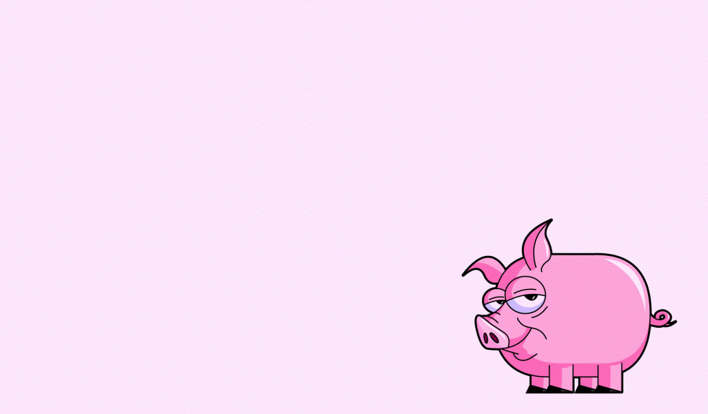 pig, свинья, минимализм, розовый, хвост