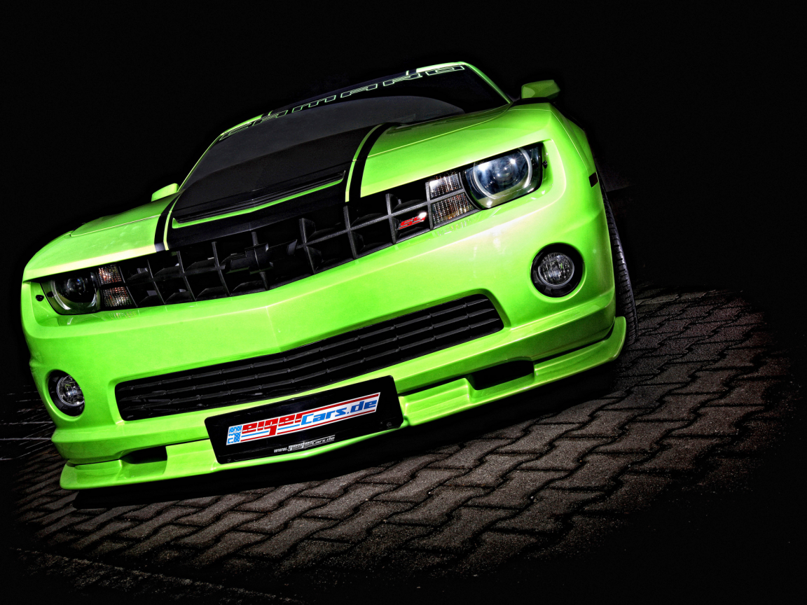 chevrolet, шевроле, ss, geiger, зеленый, tuning, camaro, сс, green, камаро