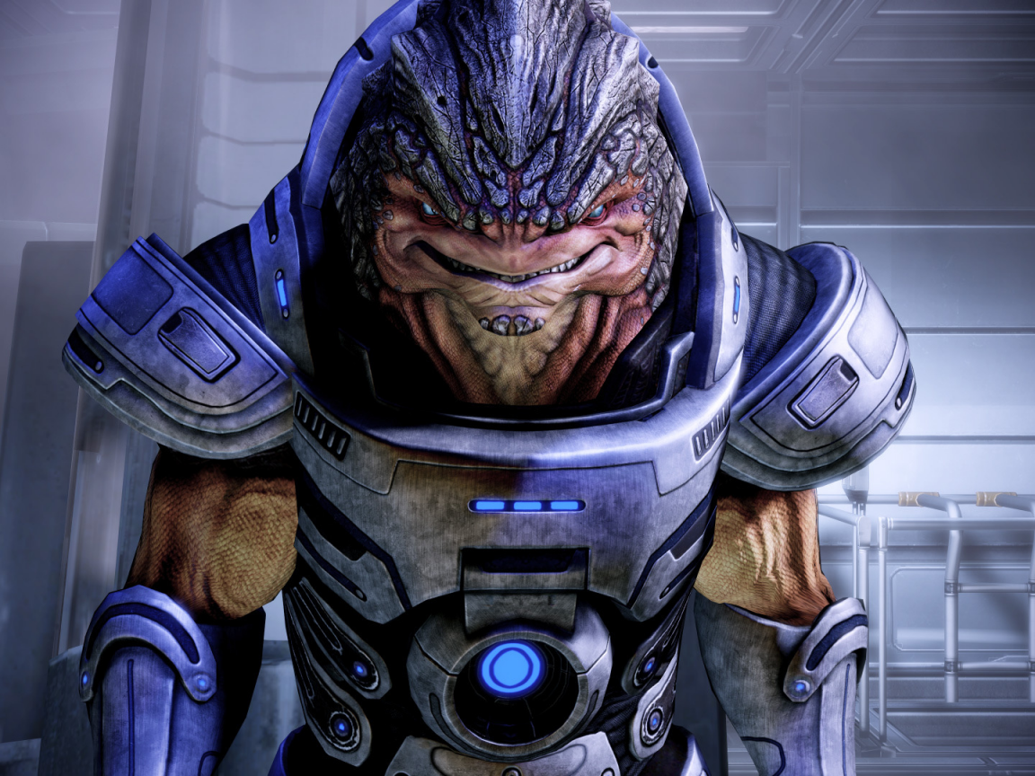  грюнт, кроган, mass effect