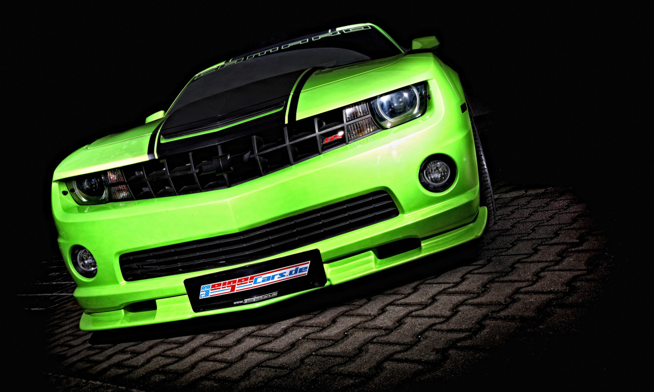 chevrolet, шевроле, ss, geiger, зеленый, tuning, camaro, сс, green, камаро