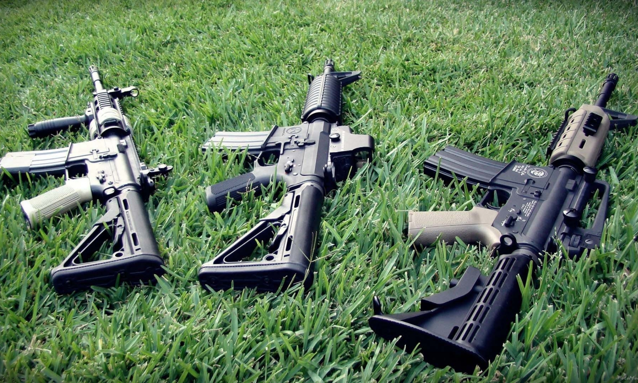 травка, штурмовые винтовки, m4a1, автоматы, ar-15