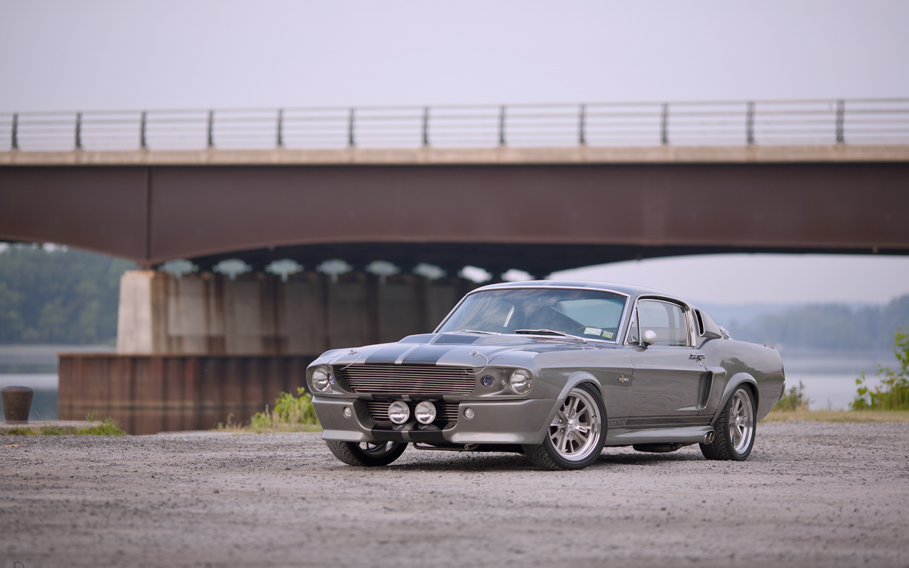 gt500, мост, eleanor, muscle car, shelby, легенда, mustang, дорога, ford, форд