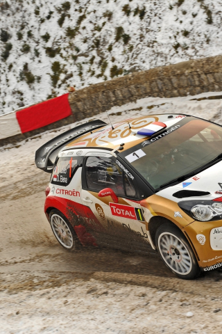 ds3, гонка, едет, wrc, грязь, citroen, rally, sebastien loeb