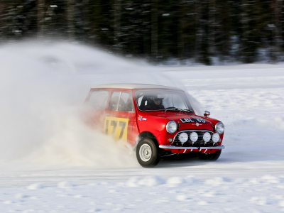 mini cooper, мини купер, зима, фары, снег, красный, 177, rally , mini