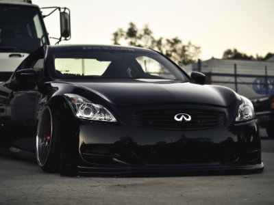 stance, g37, car, черная, wallpapers, low&amp;amp;slow, black, infiniti, tuning