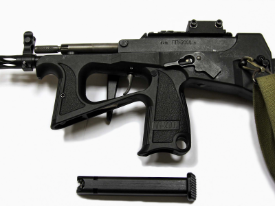 пистолет пулемет, 9-мм, пп-2000, российский, коробчатый
