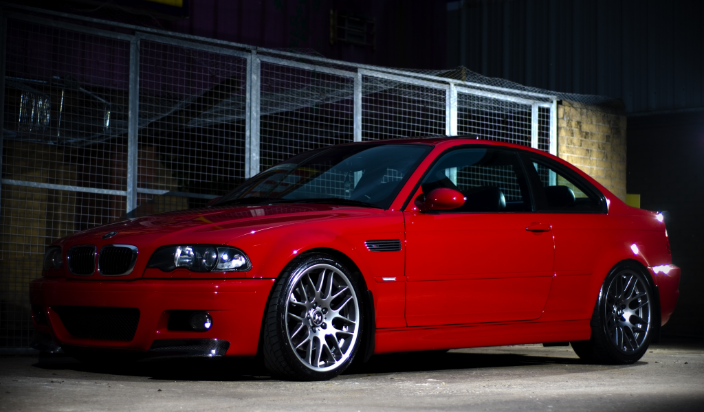 e46, купе, m3, бмв, bmw, красный, отблески, red