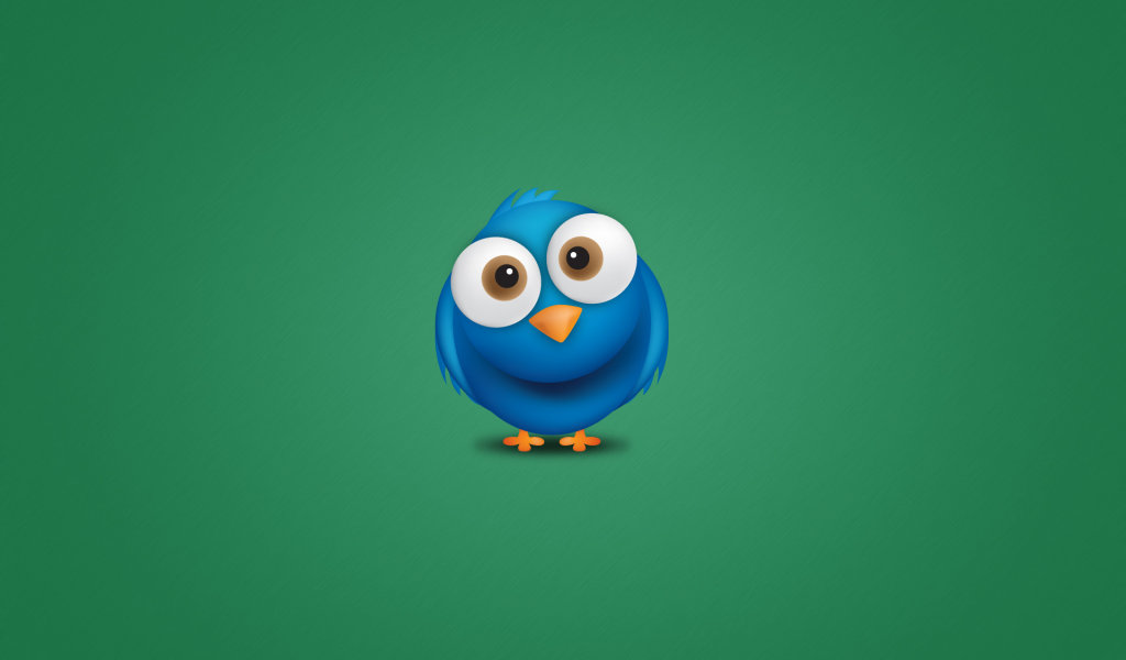птаха, птица, животное, синий, twitter, минимализм