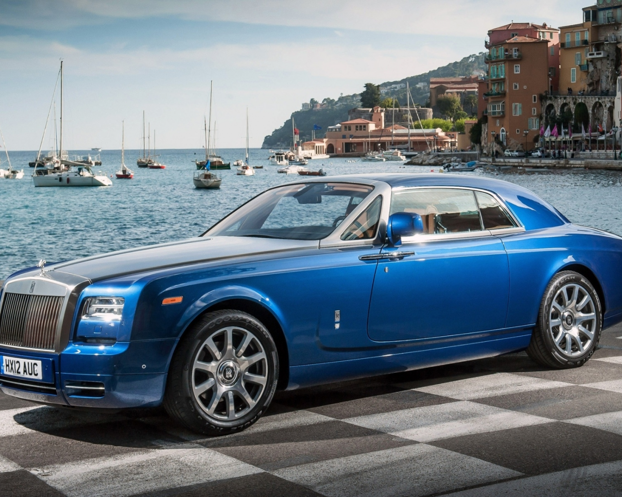 phantom, rolls-royce, coupe, синий, купе, фантом, роллс-ройс