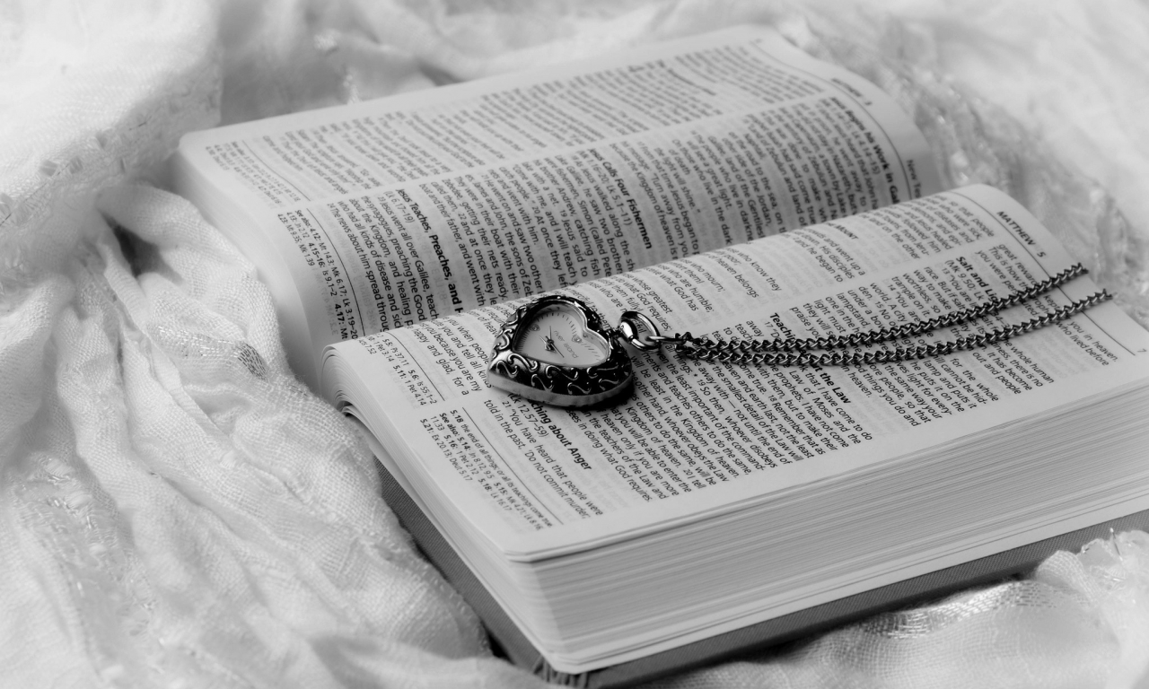 текст, сердце, страницы, книга, часы
