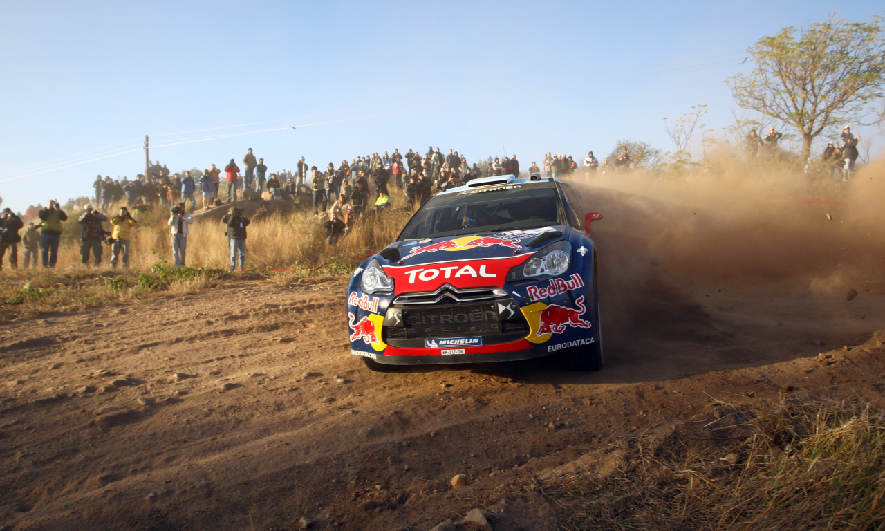 фаны, citroen, wrc, ds3, люди, занос, спорт, daniel elena, rally, sebastien loeb