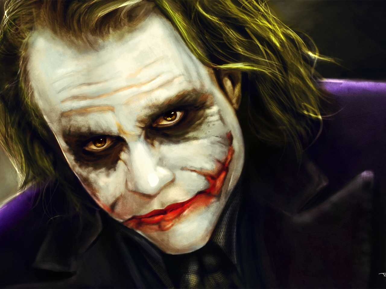 грим, joker, бэтмен, арт, byzwa dher