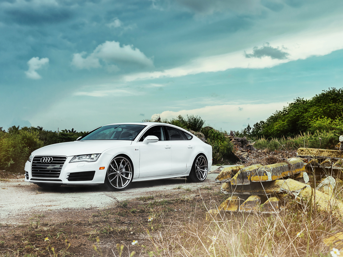 белая, car, авто, ауди, auto wallpaper, audi a7