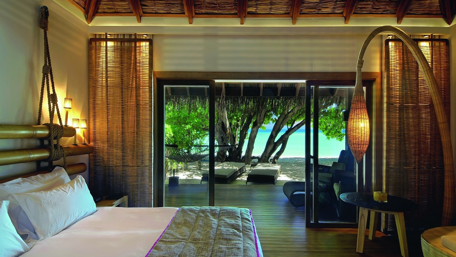 resort, interior, view, room, tree, maldives, bed, beach, beautiful, moofushi, constance