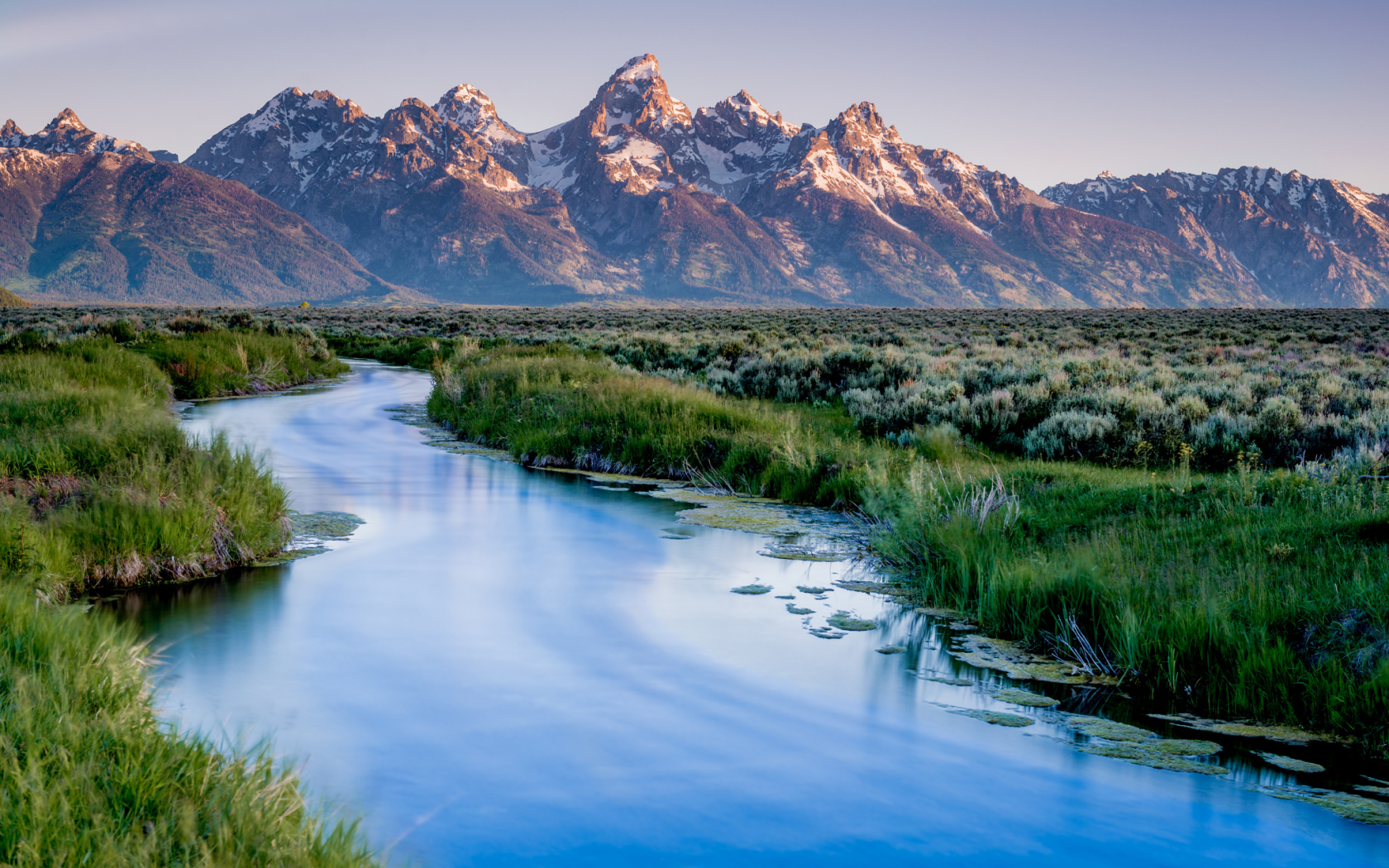 lake, wyoming, mountains, grand teton national park, usa, национальный парк