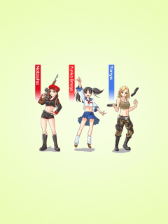 девушки, command &amp;amp; conquer, стиль аниме, red alert