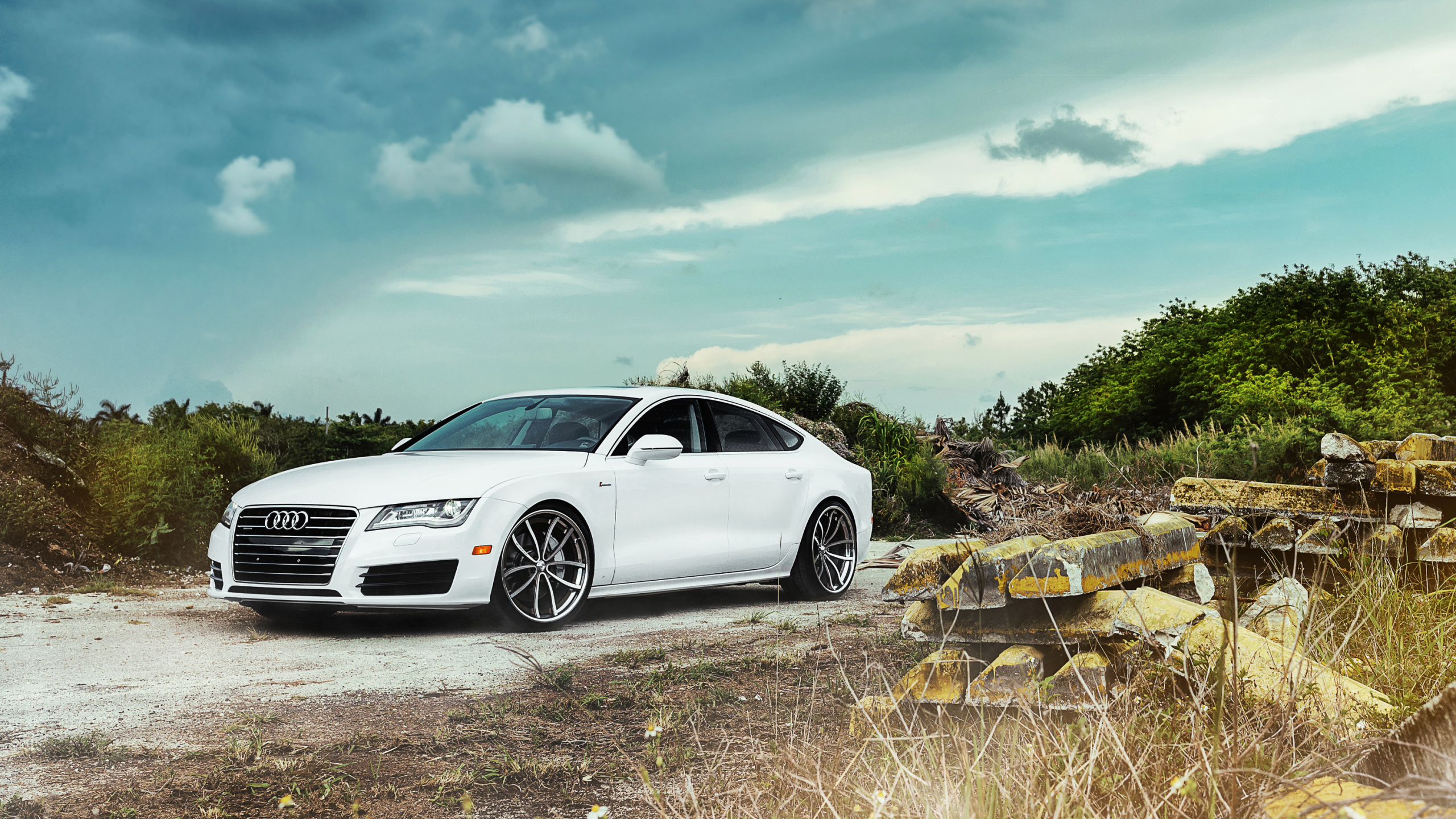 белая, car, авто, ауди, auto wallpaper, audi a7