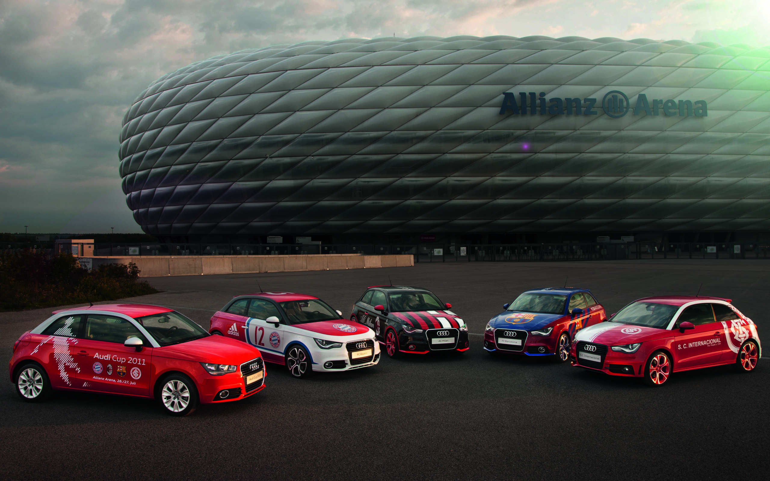 audi, альянц арена, allianz arena, audi cup, ауди, машины