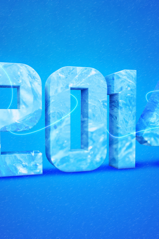 новогодние, цифры, 2014, новый год