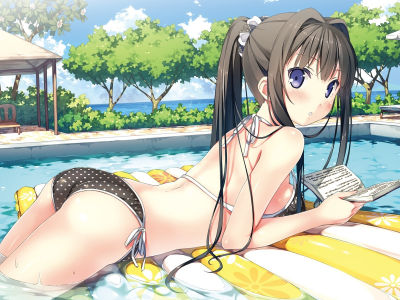 swimsuits, bikini, your diary, kantoku, cube, аниме, ayase sayuki