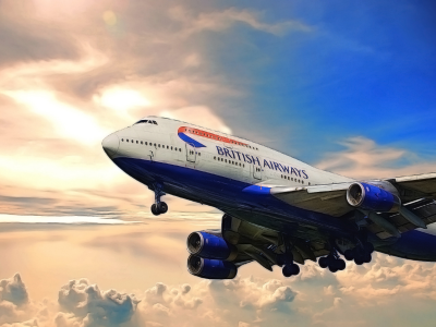 дальнемагистральный, boeing, аэропорт, 747, jumbo jet, british airways
