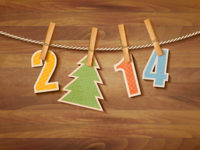 цифры, 2014, новый год, текст, с новым годом