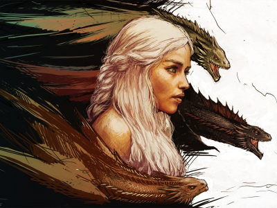 mother of dragons, game of thrones, арт, daenerys targaryen, игра престолов