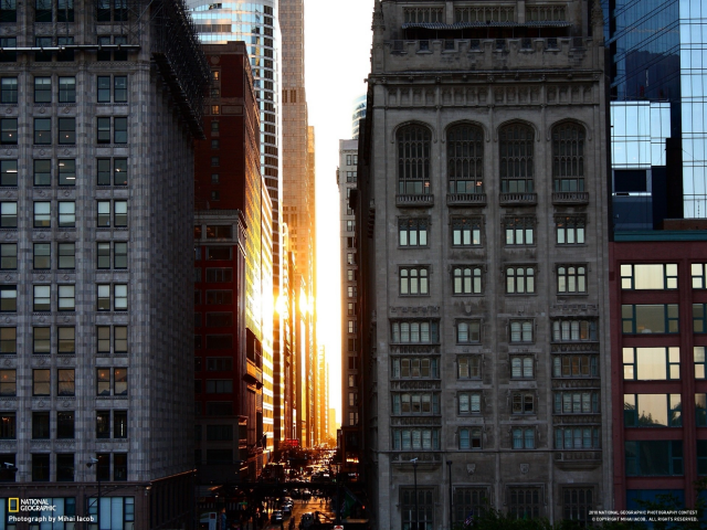 chicago, sunset, architecture buildings, national geographic, downtown