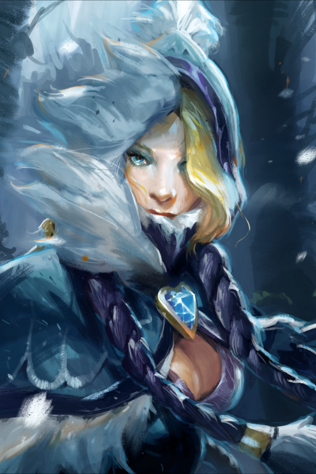 snowdrop set, rylai crestfall, кристалка, crystal maiden, рулайка, цм