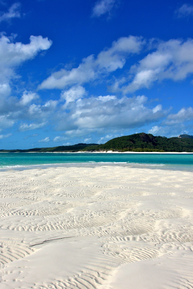 океан, песок, beautiful place, пляж, australia, whitehaven beach
